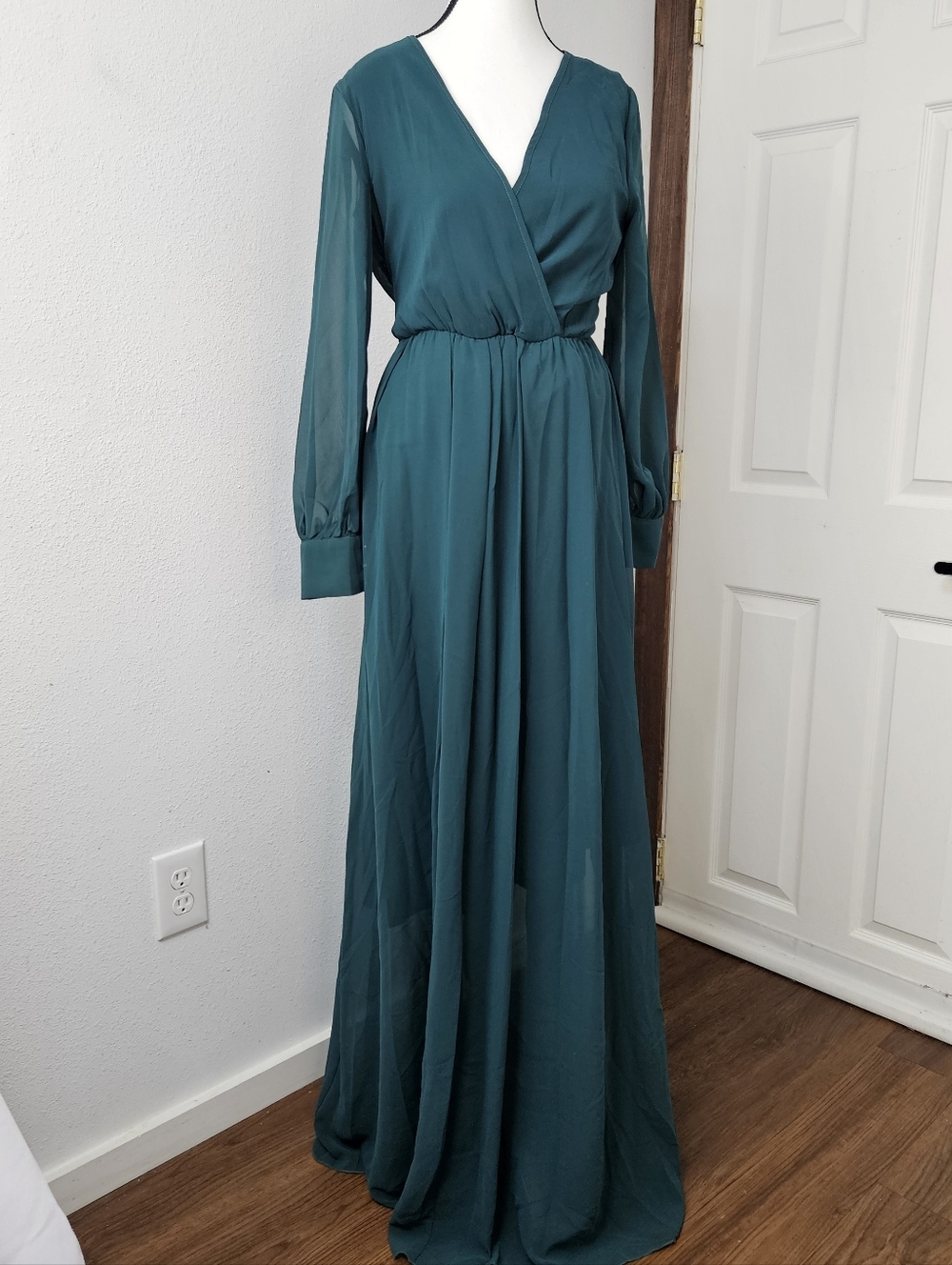 Baltic Born Hunter Green Lydia Maxi Dress Size Small New - Picture 3 of 10